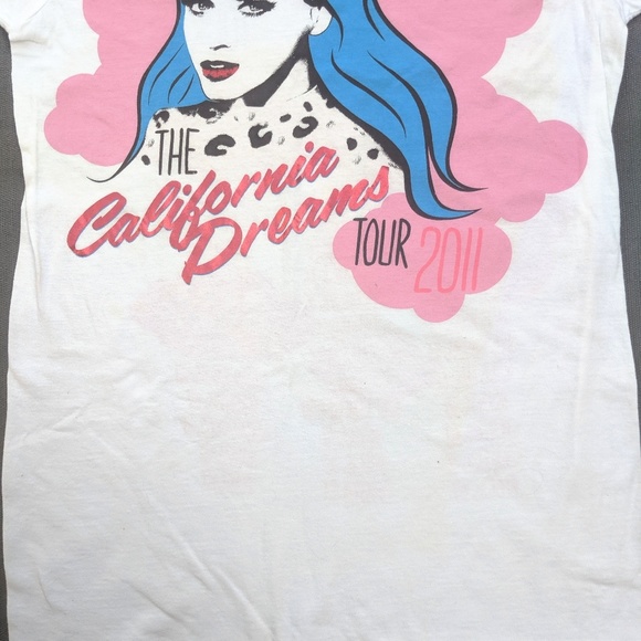 Katy Perry Concert T Shirt 2011 California Dreams - Picture 4 of 7